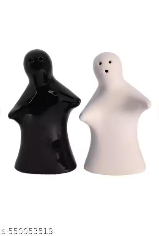 Premium Ceramic Hugging Couple Salt & Pepper Shaker Set