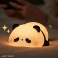 Lazy Panda Silicone Night Light | Cute Animal LED Lamp