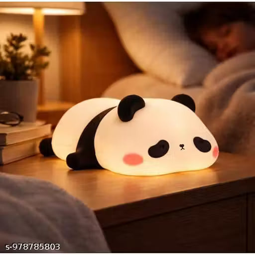 Lazy Panda Silicone Night Light | Cute Animal LED Lamp